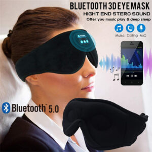 Blackout Sleep Mask with Stereo Music and Wireless Calls Hight function power