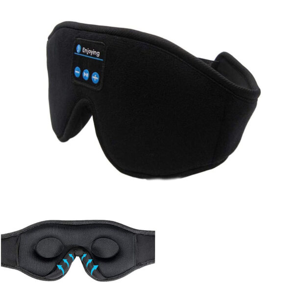 Blackout Sleep Mask with Stereo Music and Wireless Calls Hight function power - Image 6