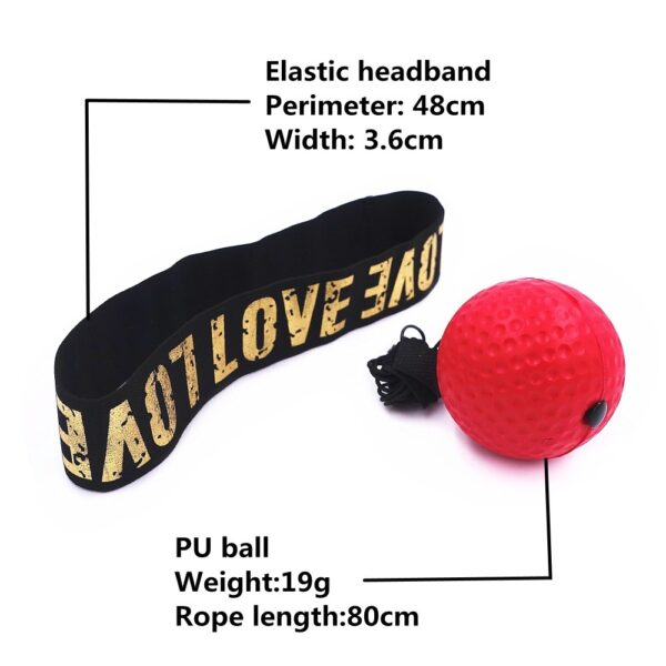 Boxing Reflex Speed Punch Ball To help improve skills sport - Image 4