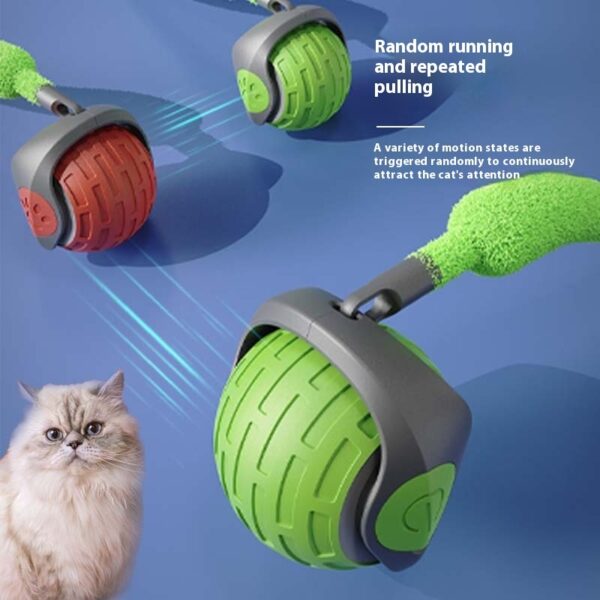 New Interactive Cat Toys Ball Auto Electric Rolling Ball Toys For Cat Kitty - Image 7