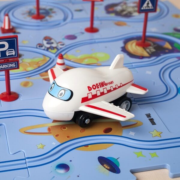 Children's puzzle, electric railway, speeder, education-toy-gift puzzles - Image 9