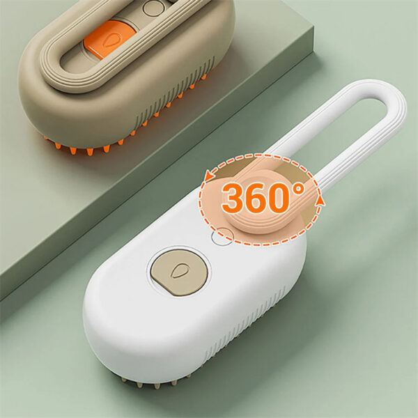 Cat Steam Brush Steamy Dog Brush 3 In 1 Electric Spray Cat Hair Brushes - Image 9