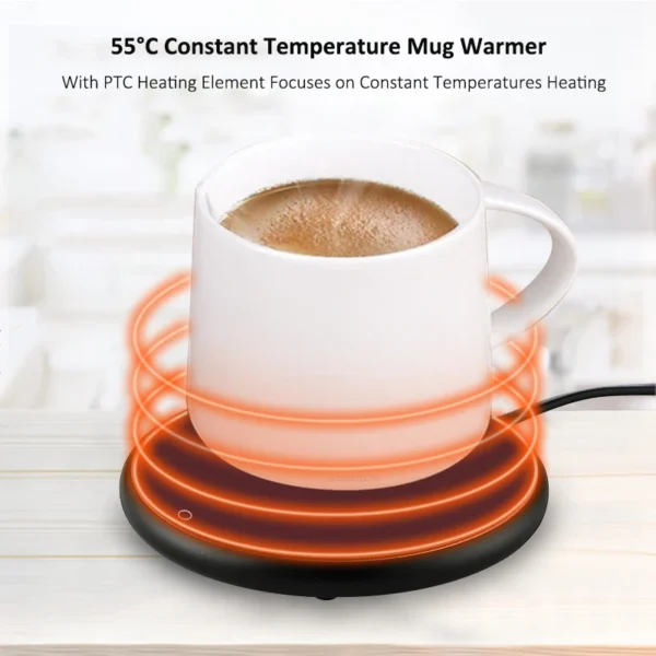 USB Cup Warmer for Coffee Mug, Coffee Mug Heater for Office Home Coffee,milk - Image 2